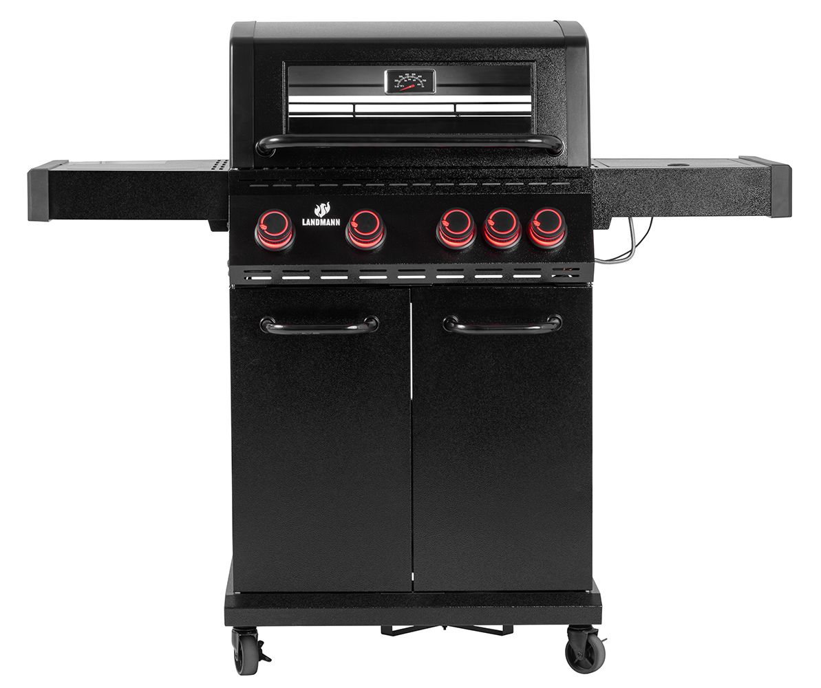 Grill gazowy BLACK 4.1 COOK z żeliwem - 15483