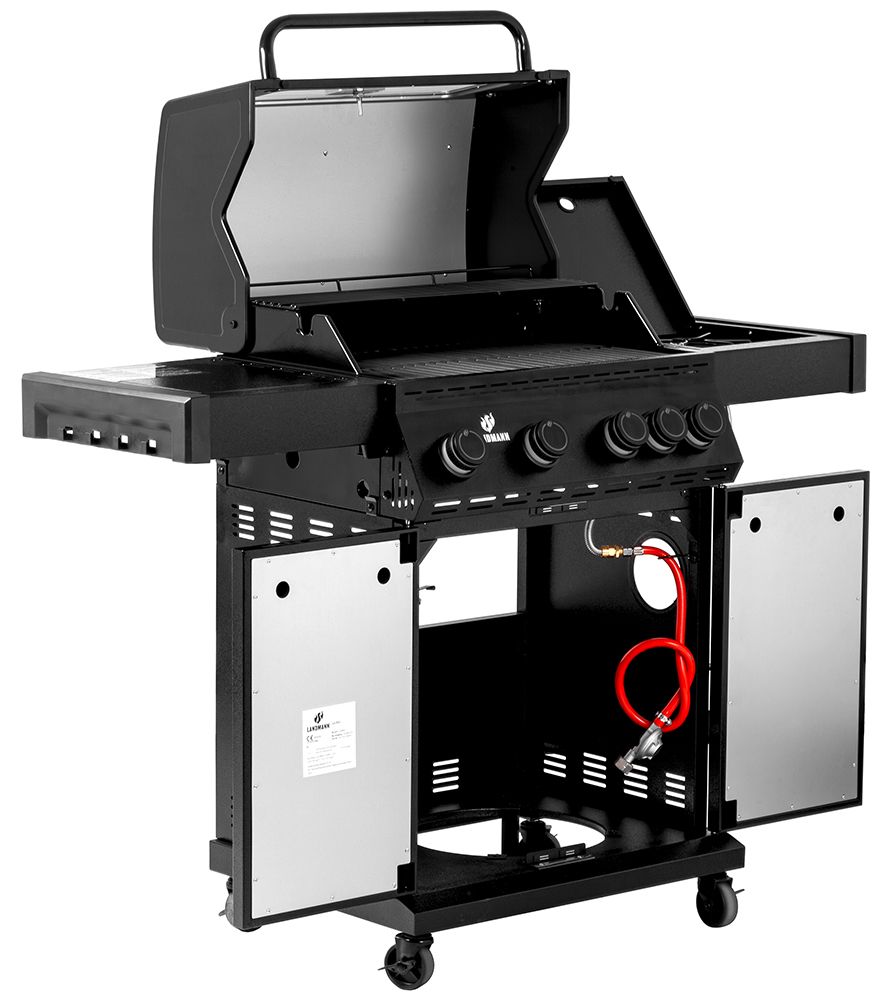 Grill gazowy BLACK 4.1 COOK z żeliwem - 15483