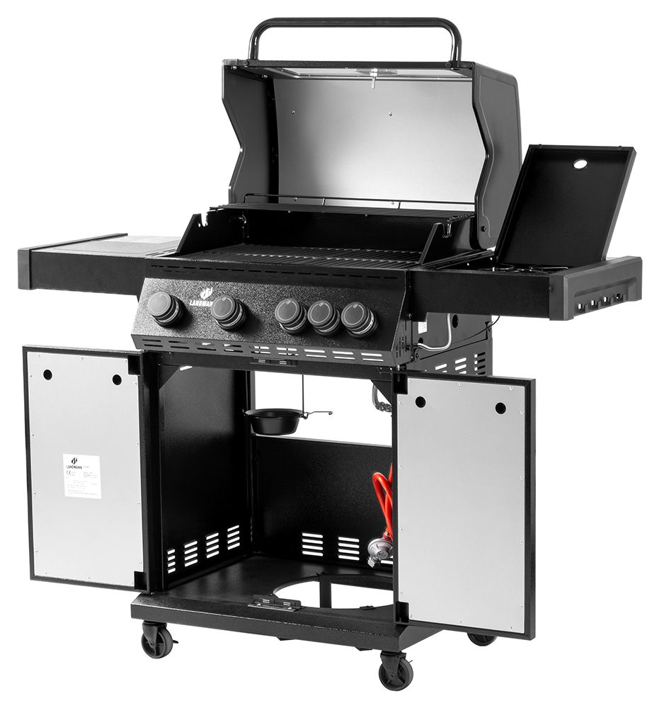 Grill gazowy BLACK 4.1 COOK z żeliwem - 15483