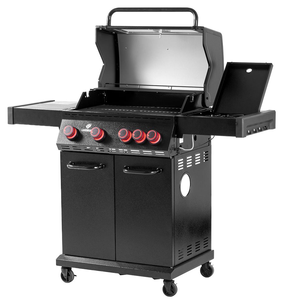 Grill gazowy BLACK 4.1 COOK z żeliwem - 15483