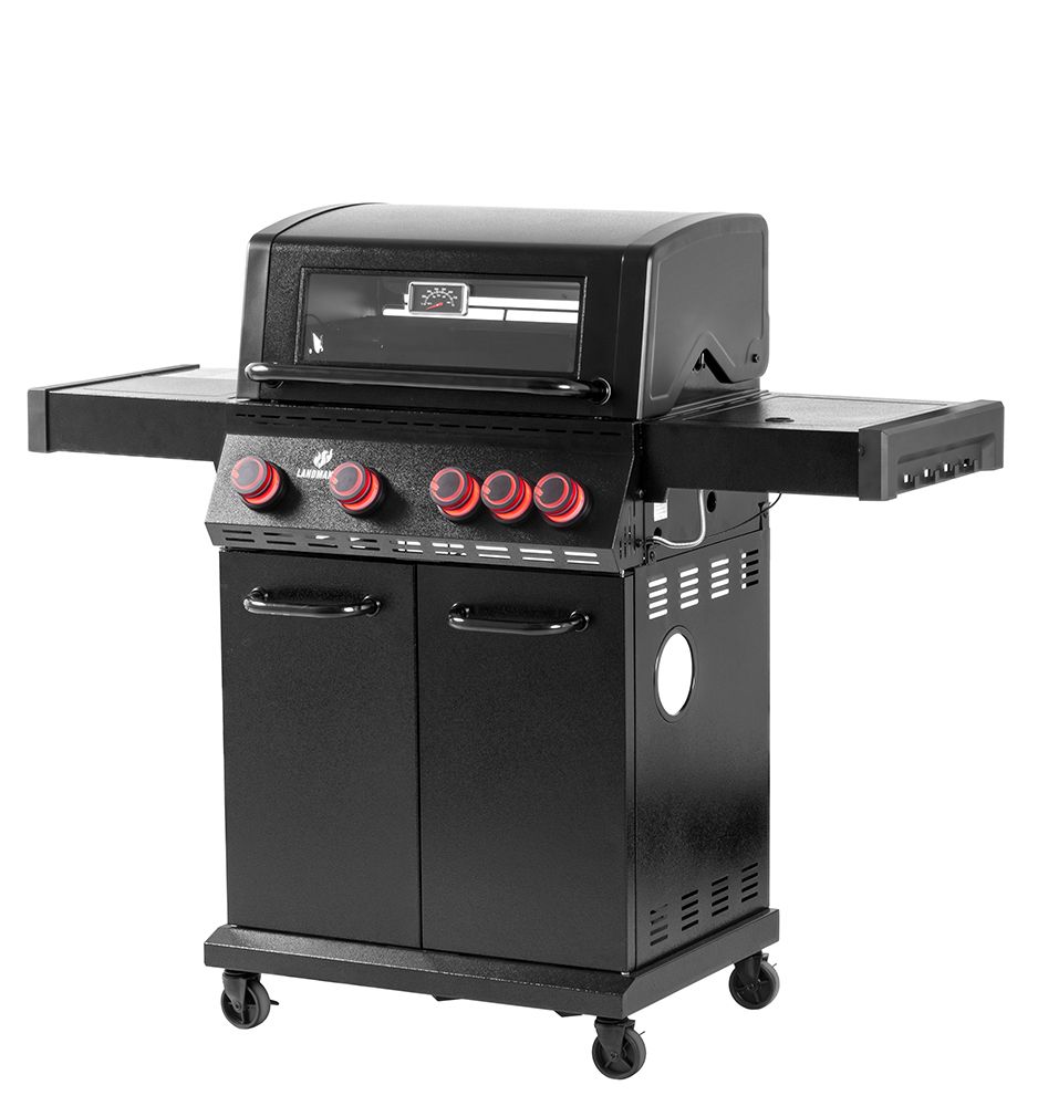 Grill gazowy BLACK 4.1 COOK z żeliwem - 15483
