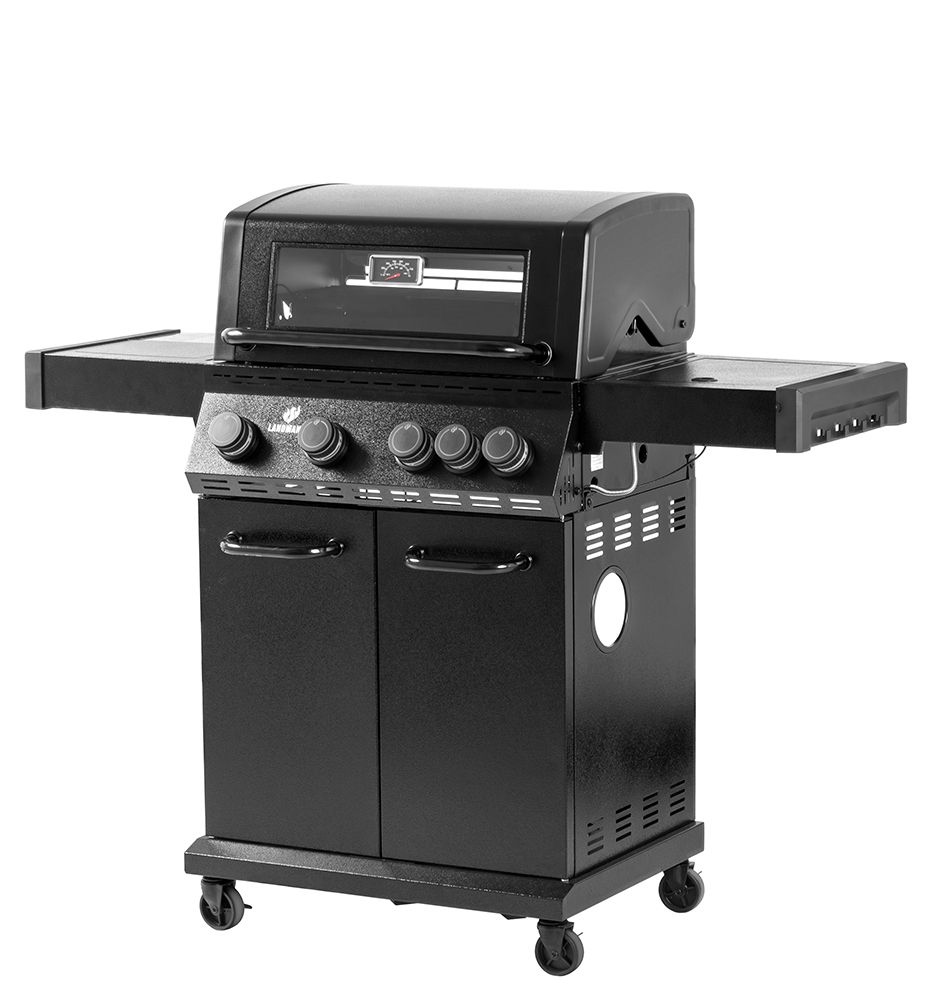 Grill gazowy BLACK 4.1 COOK z żeliwem - 15483