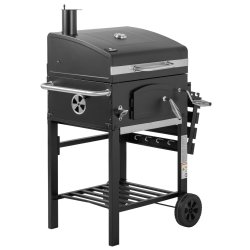 Grill wózek COMFORT BASIC z żeliwnym rusztem modularnym i kominem - 11524